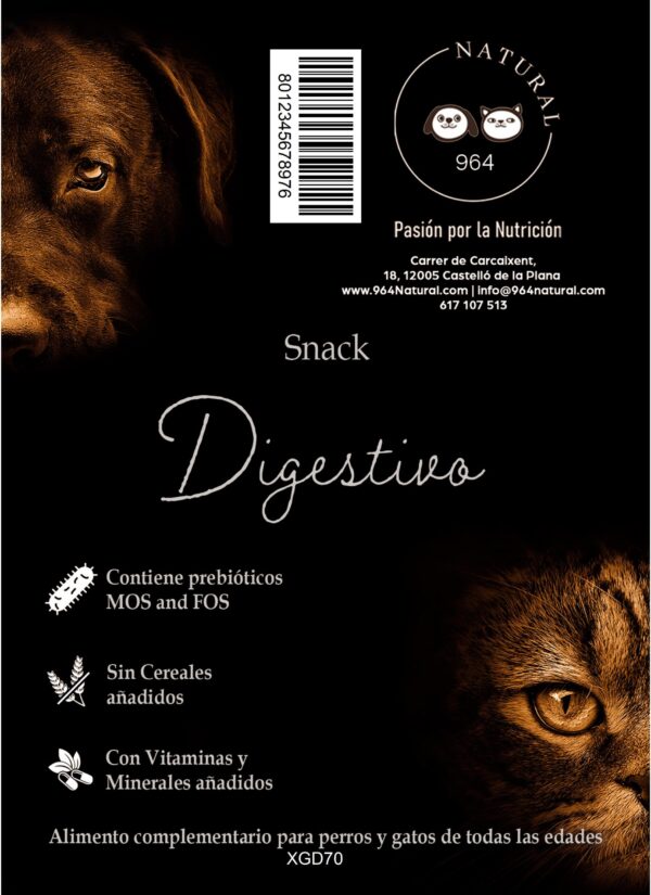 964 - SNACK DIGESTIVO 70GR - Imagen 2