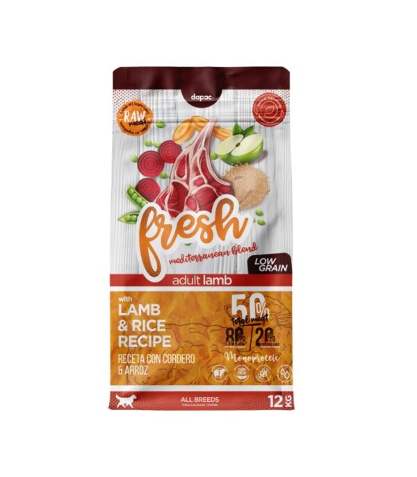 Fresh mediterranean blend adult lamb (low grain) 12kg